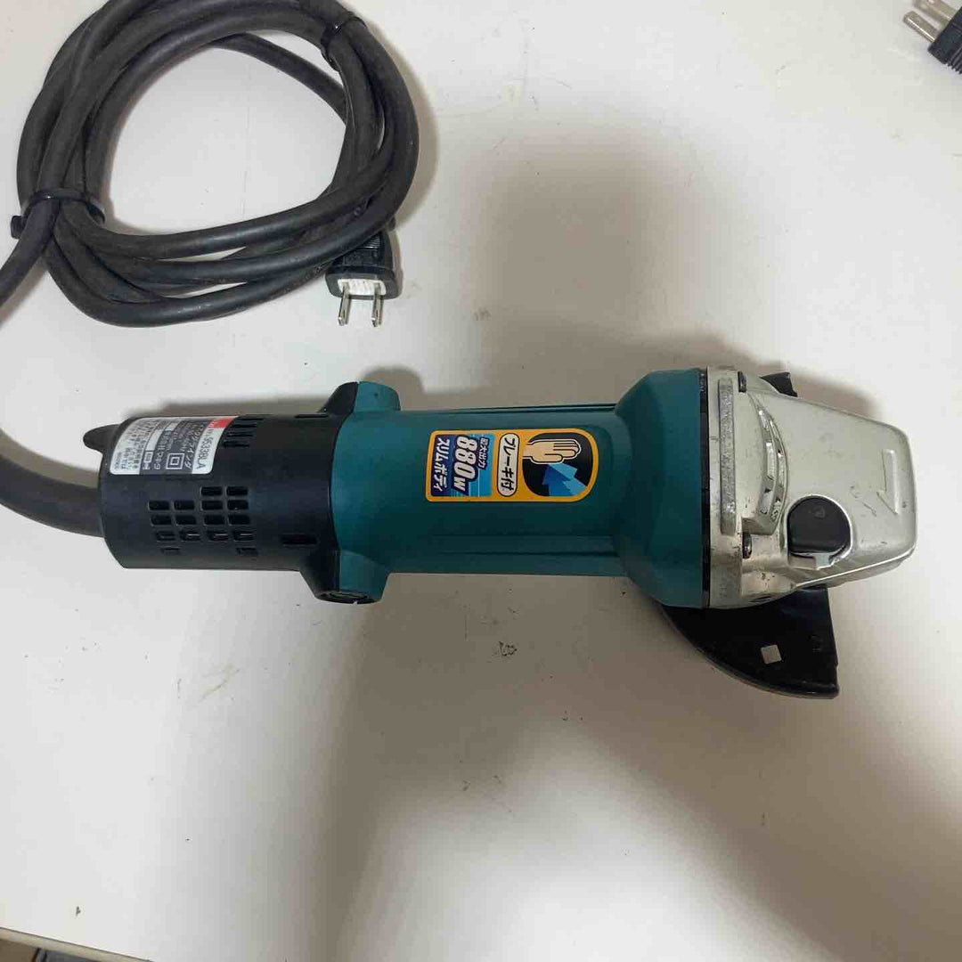 ☆マキタ(makita) ディスクグラインダ 低速高トルク ブレーキ付 100mm 9533BLA　本体のみ【戸田店】