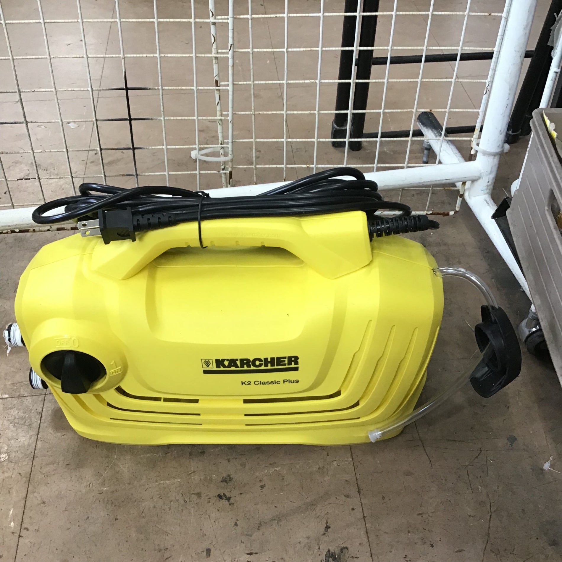 〇KARCHER(ケルヒャー) 高圧洗浄器 【洗剤タンク付き ・ コンパクト】 K2クラシックプラス K2CP【草加店】 –  アクトツールオンラインショップ