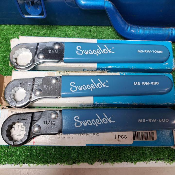スウェージロック swagelok 工具まとめ ベンダー2点  MS-HTB-4 MS-HTB-10M チェットレンチ3点 ティーレンチ3点 バルブフィッティングなど【岩槻店】
