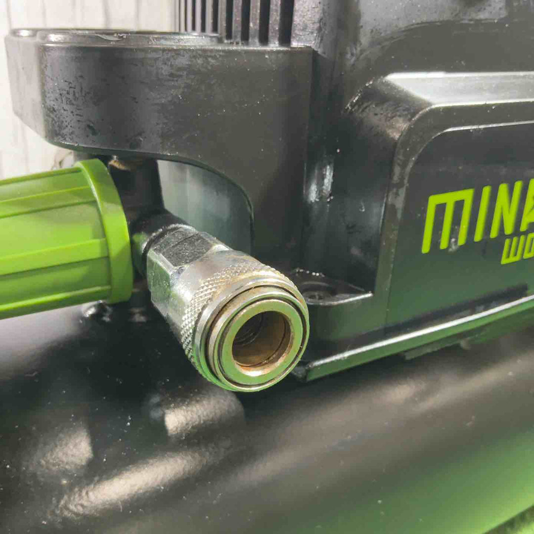 ◇MINATO WORKS エアコンプレッサー　オイルレス型　 CP-8A-V03 動作確認済【川口店】