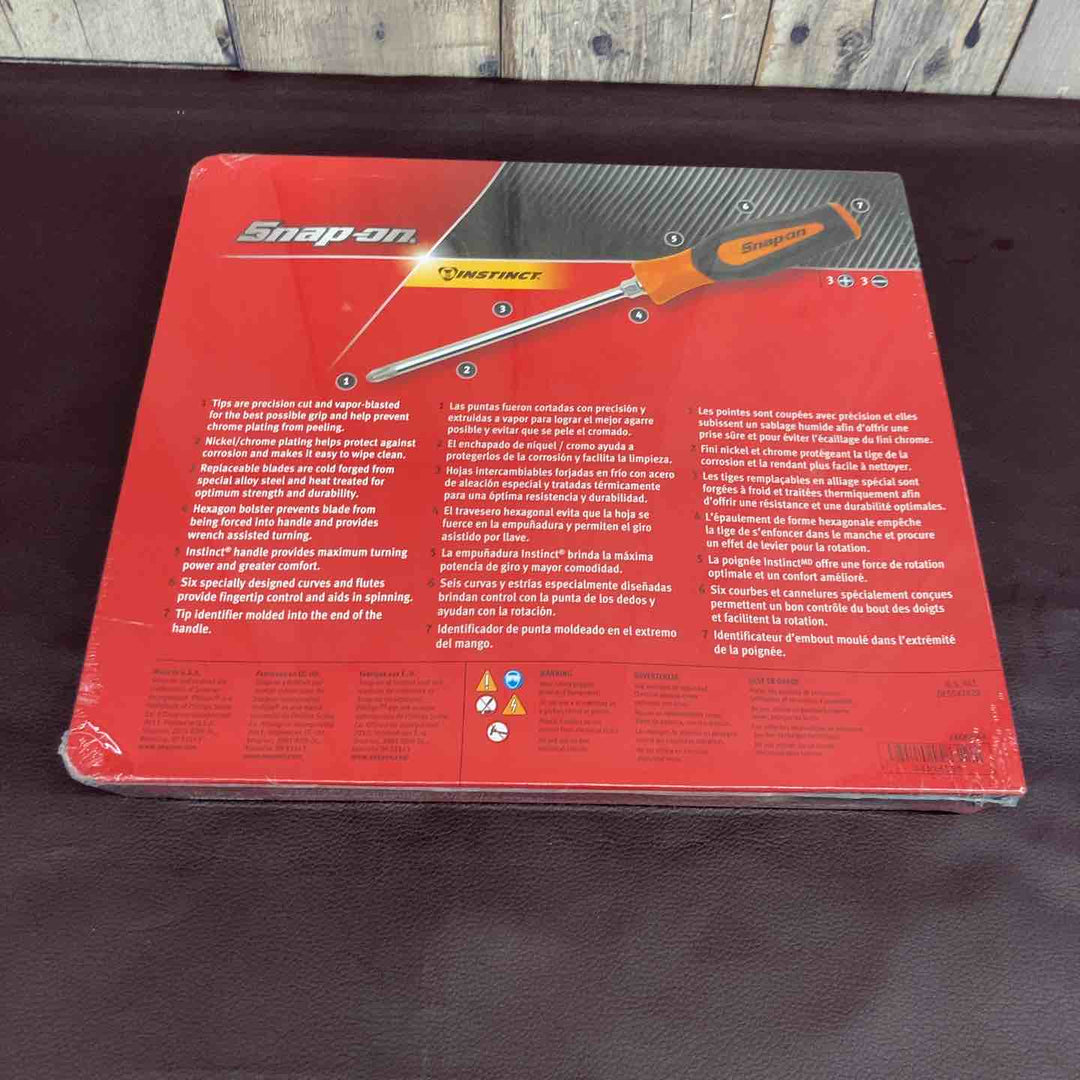 【未使用品(店頭展示品)】スナップオン(Snap-on) ソフトグリップドライバーセット 6ピース SGDX60BO オレンジ【東大和店】