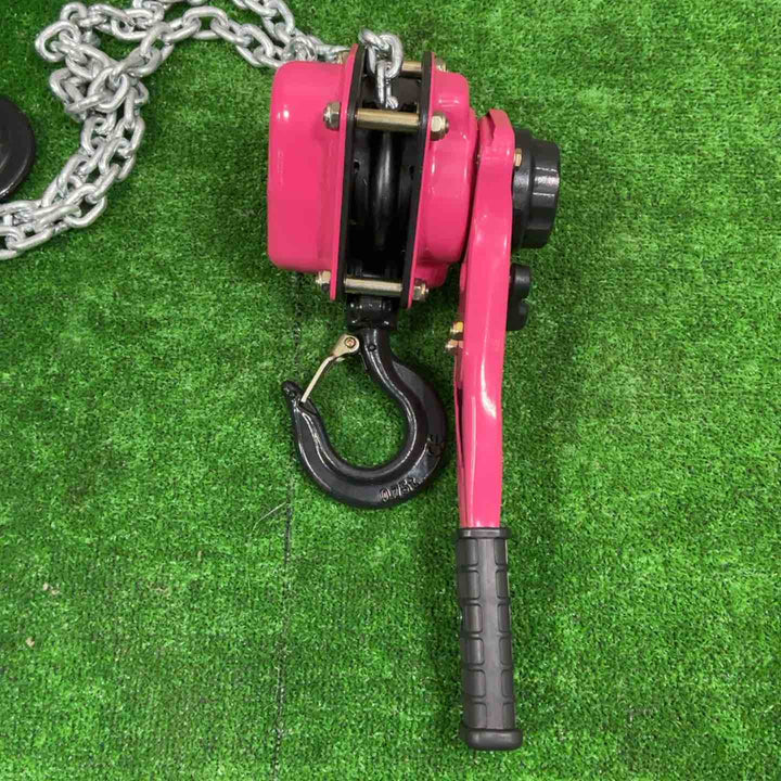 WCP 三方良し レバーホイスト 246367-01 レバーホイスト 0.75t ピンク色【草加店】