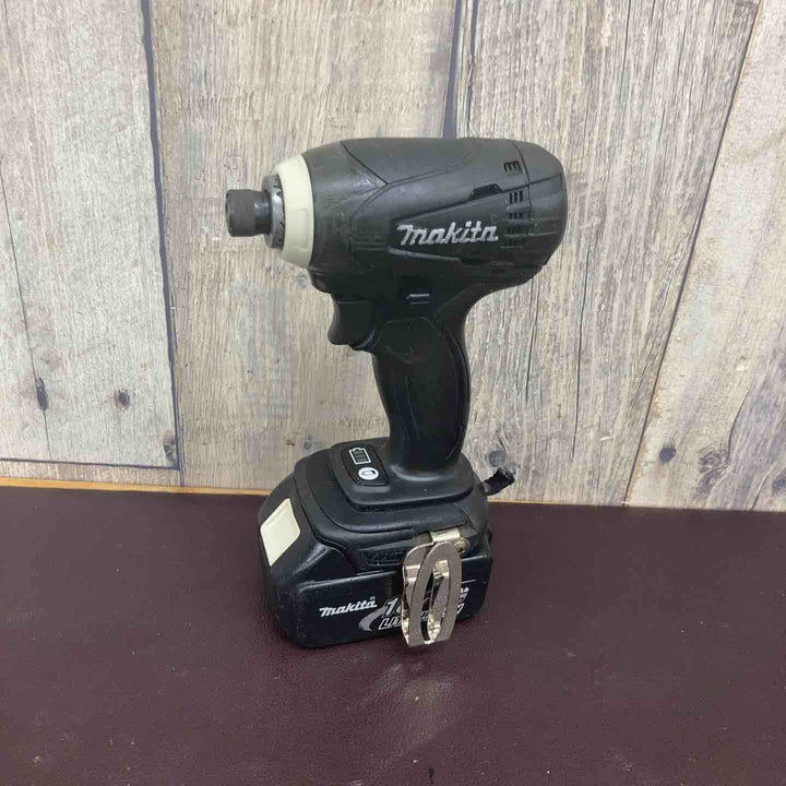 【中古品】 マキタ(makita) 18V コードレスインパクトドライバー TD146DZB おまけバッテリー1個付属 【東大和店】