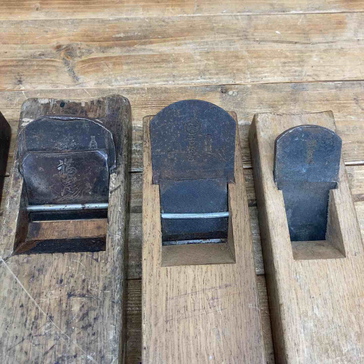 【中古品】 福寿・貴光・永壽・古佐吉・是行 鉋5点セット  鉋 かんな カンナ 和工具 大工道具 鑿 のみ 鋸 のこ 【東大和店】