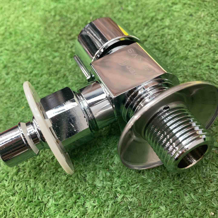 ▼SANEI(サンエイ) 洗濯機用送り座水栓 ワンタッチ着脱 オートストッパー付 ハンドル90度開閉 寒冷地用 Y1433TK-13【川越店】