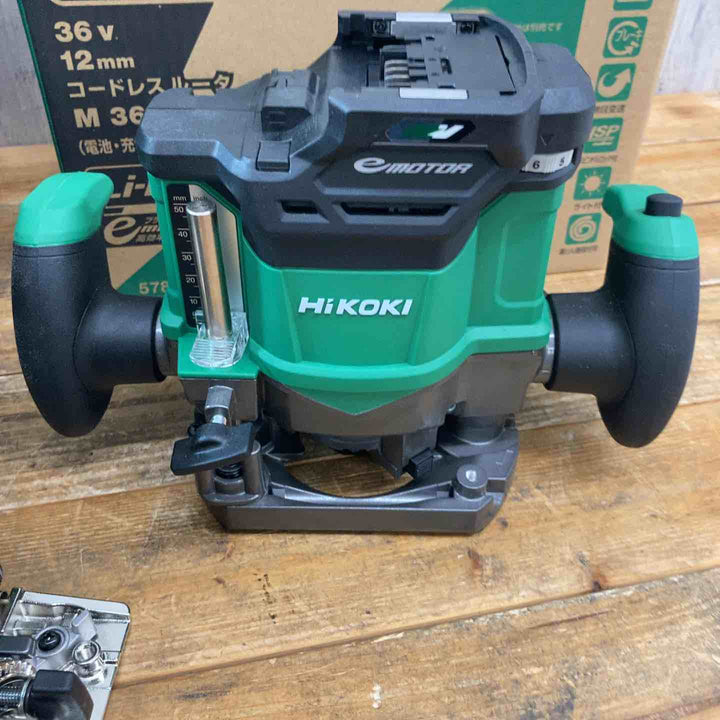 【未使用品(店頭展示品)】ハイコーキ(HiKOKI)コードレス丸ノコ C3606DB(2XPSZ)・ルーターM3612DA(NN)まとめセット【東大和店】