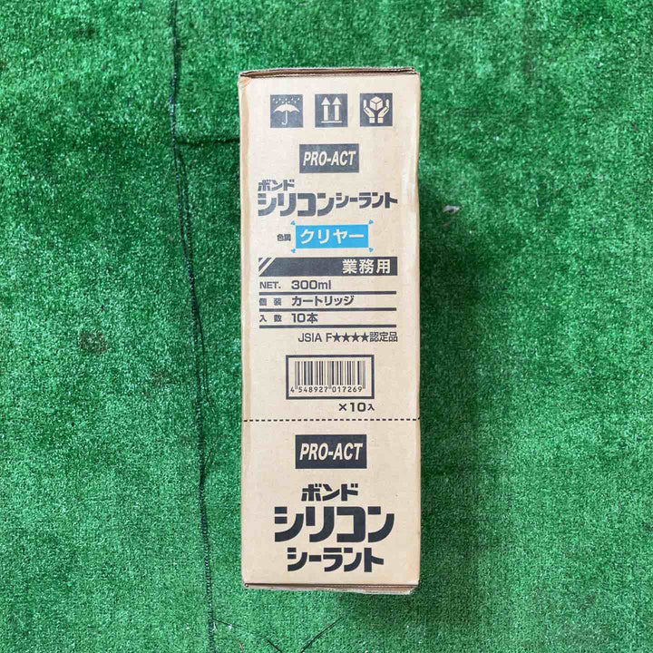 KONISHI/コニシ ボンド シリコンシーラント 300ml 10本入×2箱 クリヤー 【桶川店】