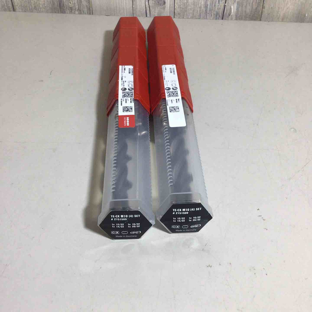 【未使用品】 HILTI ヒルティ コンクリートドリル TE-CX SET (4) M10 2セット ドリルビット 【戸田店】