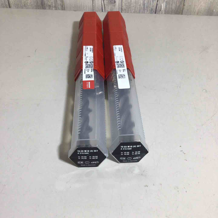 【未使用品】 HILTI ヒルティ コンクリートドリル TE-CX SET (4) M10 2セット ドリルビット 【戸田店】