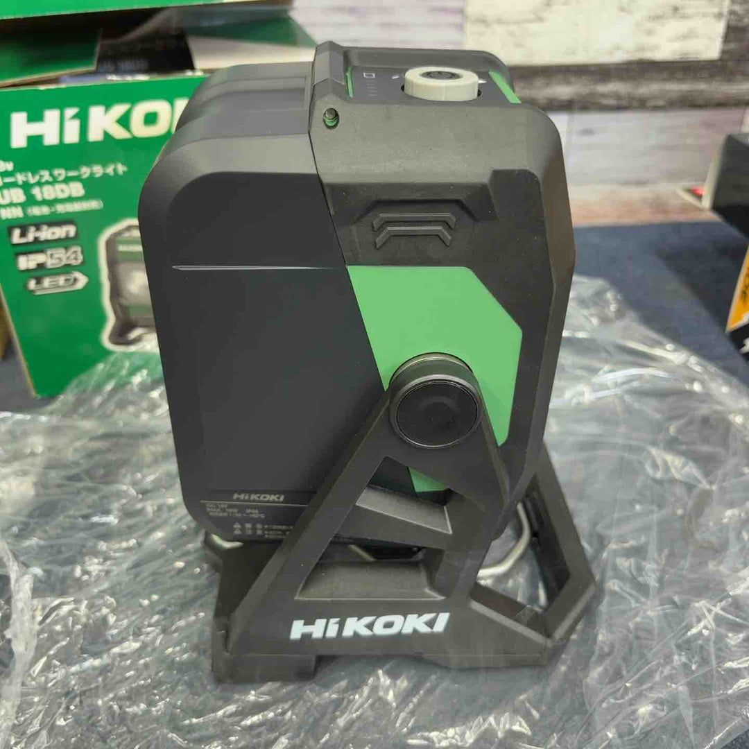 ◇ハイコーキ(HIKOKI ※旧:日立工機)  コードレス LED ワークライト ダイヤル式調光機能付き UB18DB(NN)【八潮店】