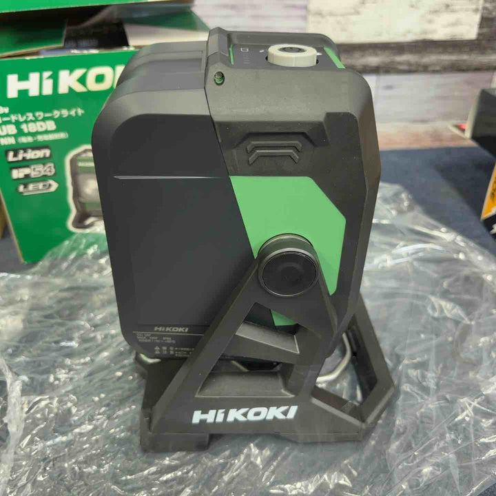 ◇ハイコーキ(HIKOKI ※旧:日立工機)  コードレス LED ワークライト ダイヤル式調光機能付き UB18DB(NN)【八潮店】