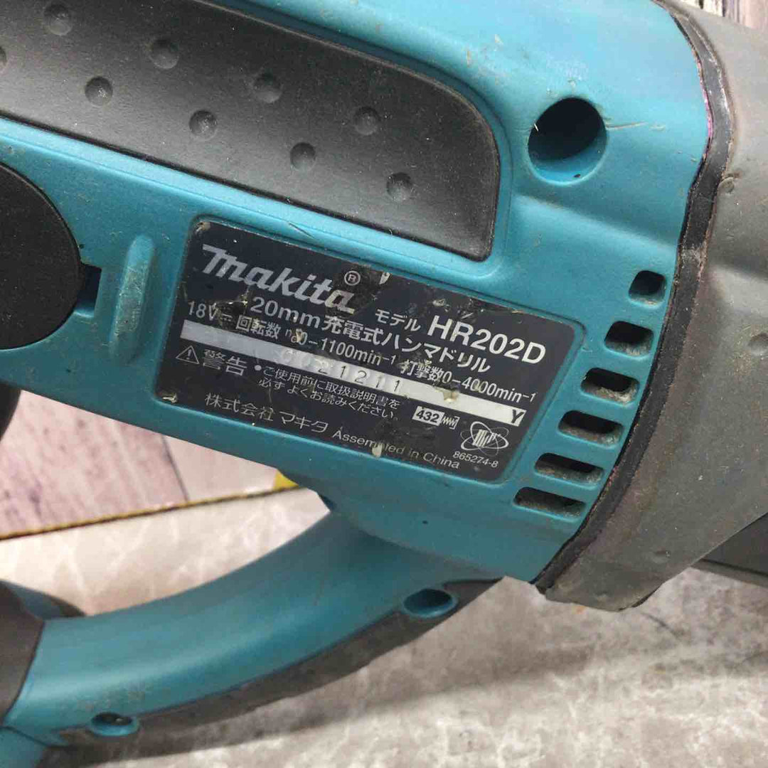 ☆マキタ(makita) コードレスハンマドリル HR202DZK【八潮店】