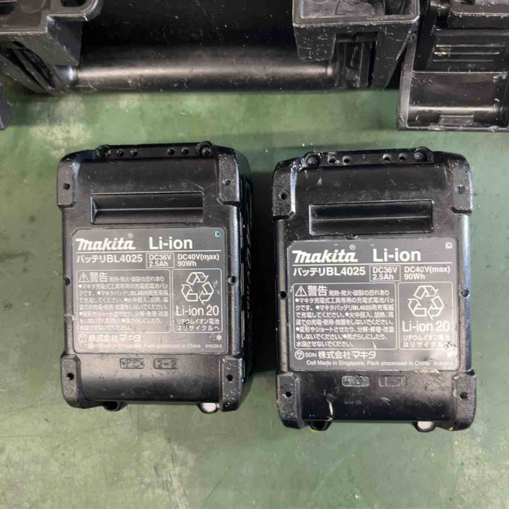 ★マキタ(makita) コードレスインパクトドライバ TD003GRAX　40Vバッテリー2個付き、充電器付属【戸田店】