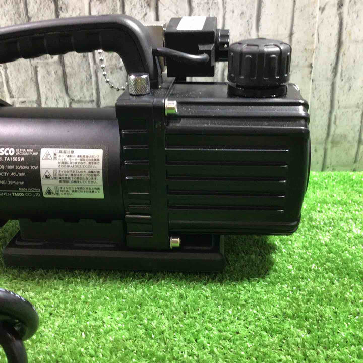 ◇イチネンTASCO オイル逆流防止弁付ウルトラミニツーステージ真空ポンプ TA150SW【川口店】