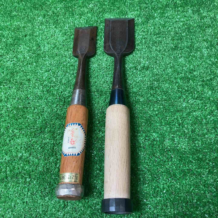 在銘「啓寿」 追入れ鑿 2本まとめ のみ 和工具【岩槻店】