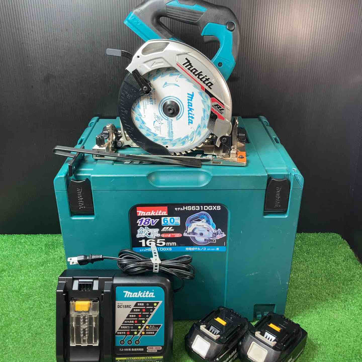 【中古品】★マキタ(makita) コードレス丸のこ HS631DRGX【岩槻店】