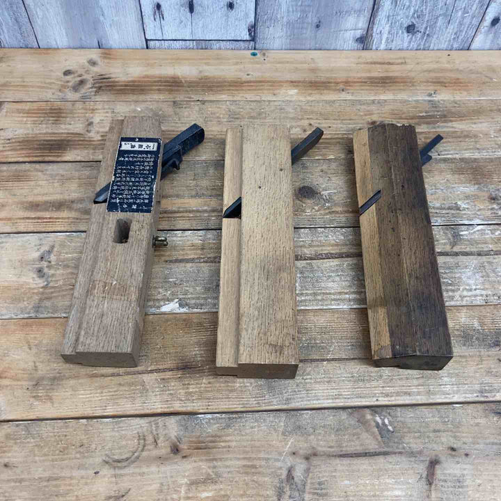 【中古品】 安兵衛・小鍛冶・万七 鉋3点セット 鉋 かんな カンナ 和工具 大工道具 鑿 のみ 鋸 のこ 【東大和店】