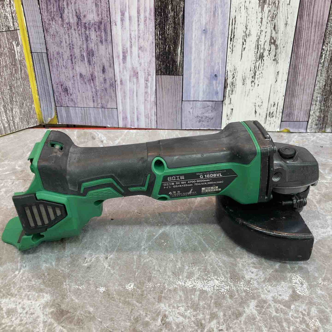 ◇ハイコーキ(HIKOKI ※旧:日立工機) コードレスディスクグラインダー 100mm  G18DBVL(NN)(L)【八潮店】