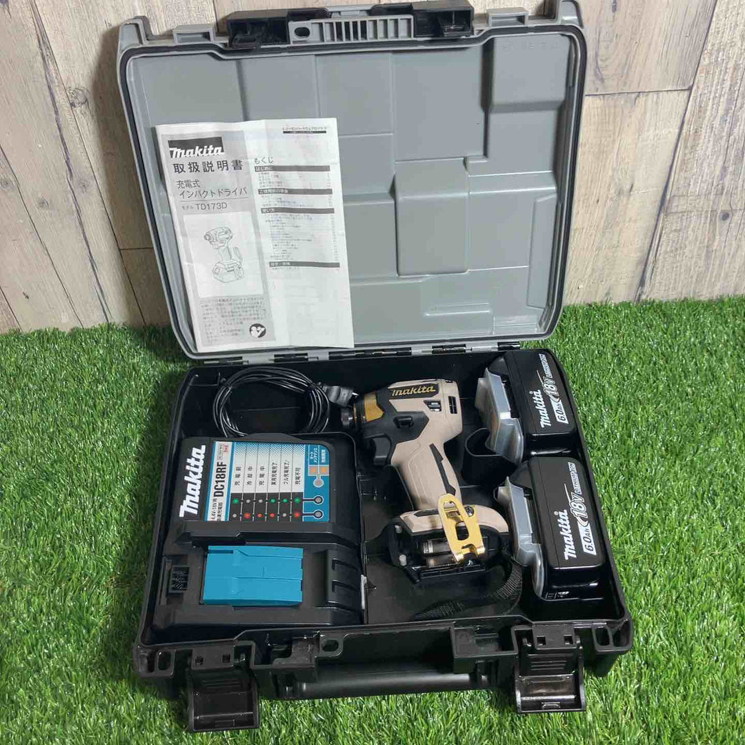 ☆マキタ(makita) コードレスインパクトドライバー TD173DGXPG LTX20周年記念限定カラー プレミアムグレージュ【戸田店】