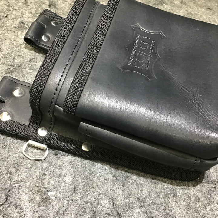 【美品】KNICKS(ニックス) ヌメ革2段建築用腰袋 KBS-201BA【桶川店】