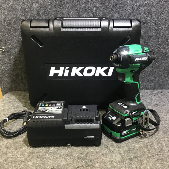 【新型・中古】 ハイコーキ HiKOKI マルチボルト コードレスインパクトドライバ アグレッシブグリーン WH36DD(XP) 【桶川店】