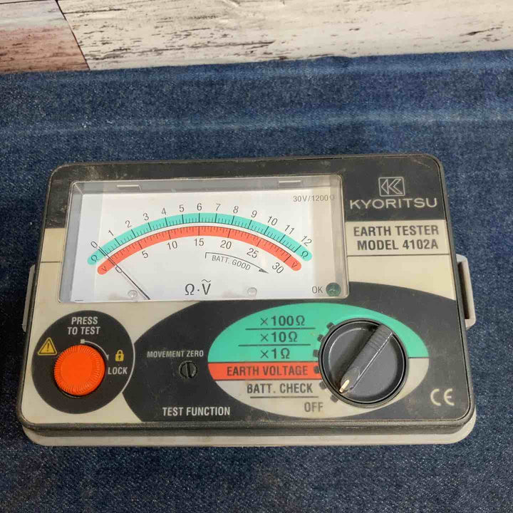 【現状品】共立電気計器 接地抵抗計 4102A 動作未確認【八潮店】