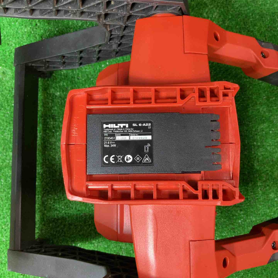 ヒルティ(HILTI) 22V充電式エリアライト SL6-A22 LED 建築用照明 本体のみ【岩槻店】