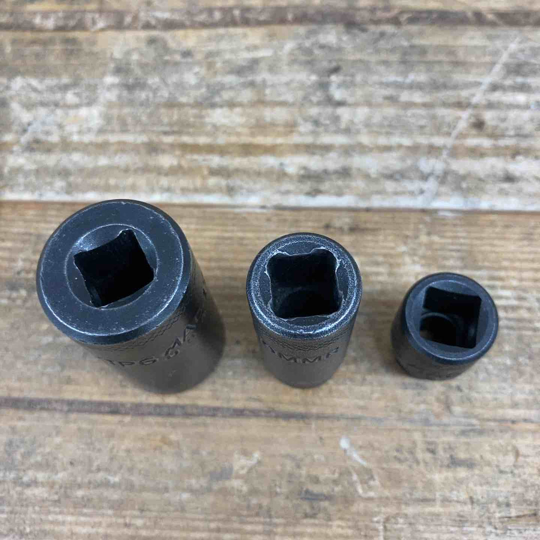 【中古品】 マックツール(MAC TOOLS) ソケットまとめ DTS22M、VPT617MM、XP68MMRなど 7個セット 1/2 3/8 【東大和店】