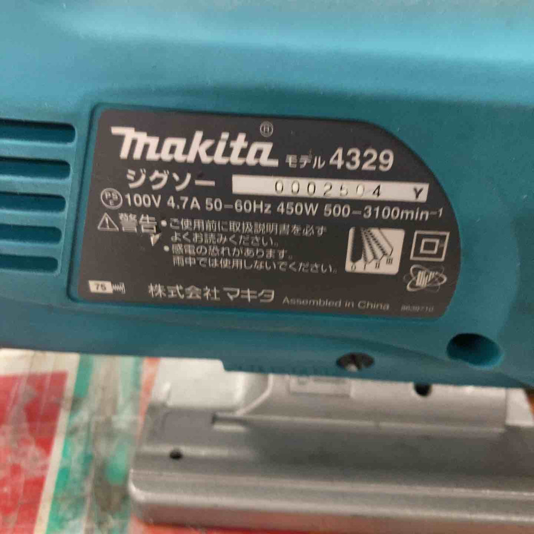 ◇マキタ(makita) ジグソー オービタル付 4329【戸田店】