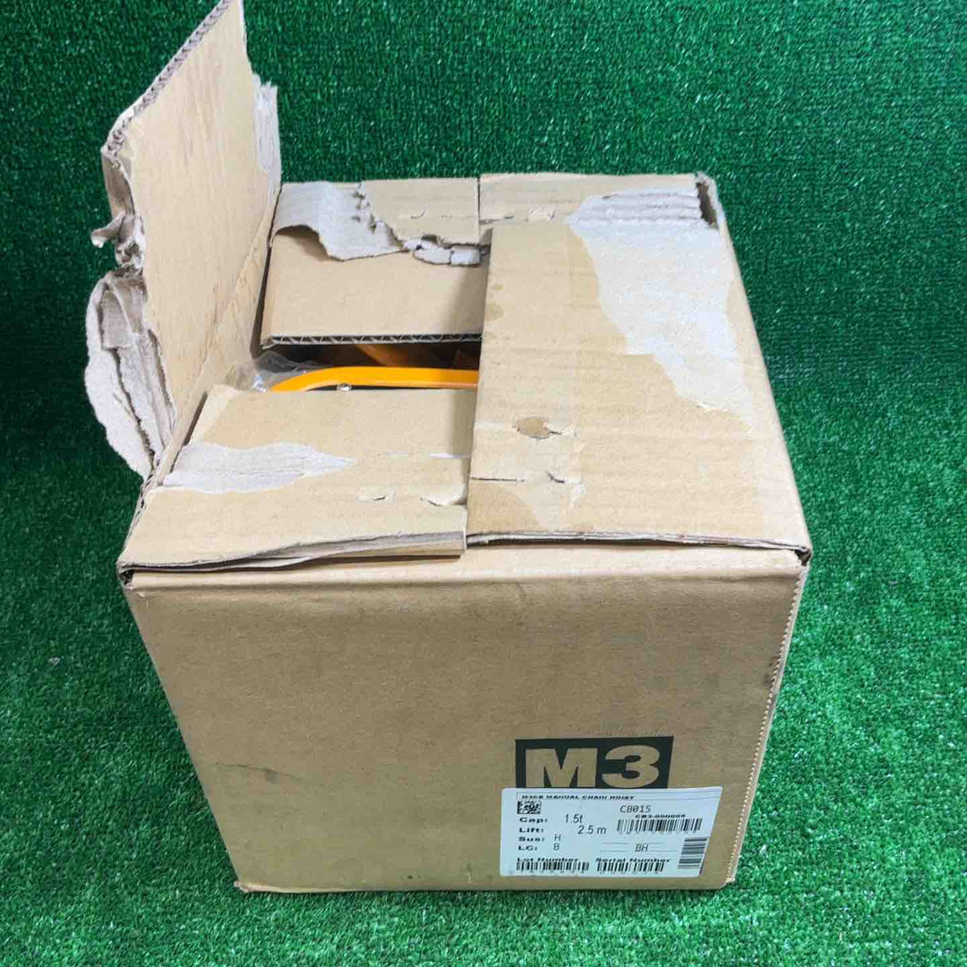 【未使用品】 KITO(キトー) M3型 チェーンブロック 1.5t(1 1/2TON) CB015 【藤沢店】