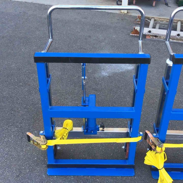 【店頭受取り限定】ロジスティッカー 重量物移動台車 リフティングローラー 家具移動台車 2台セット 油圧式【八潮店】