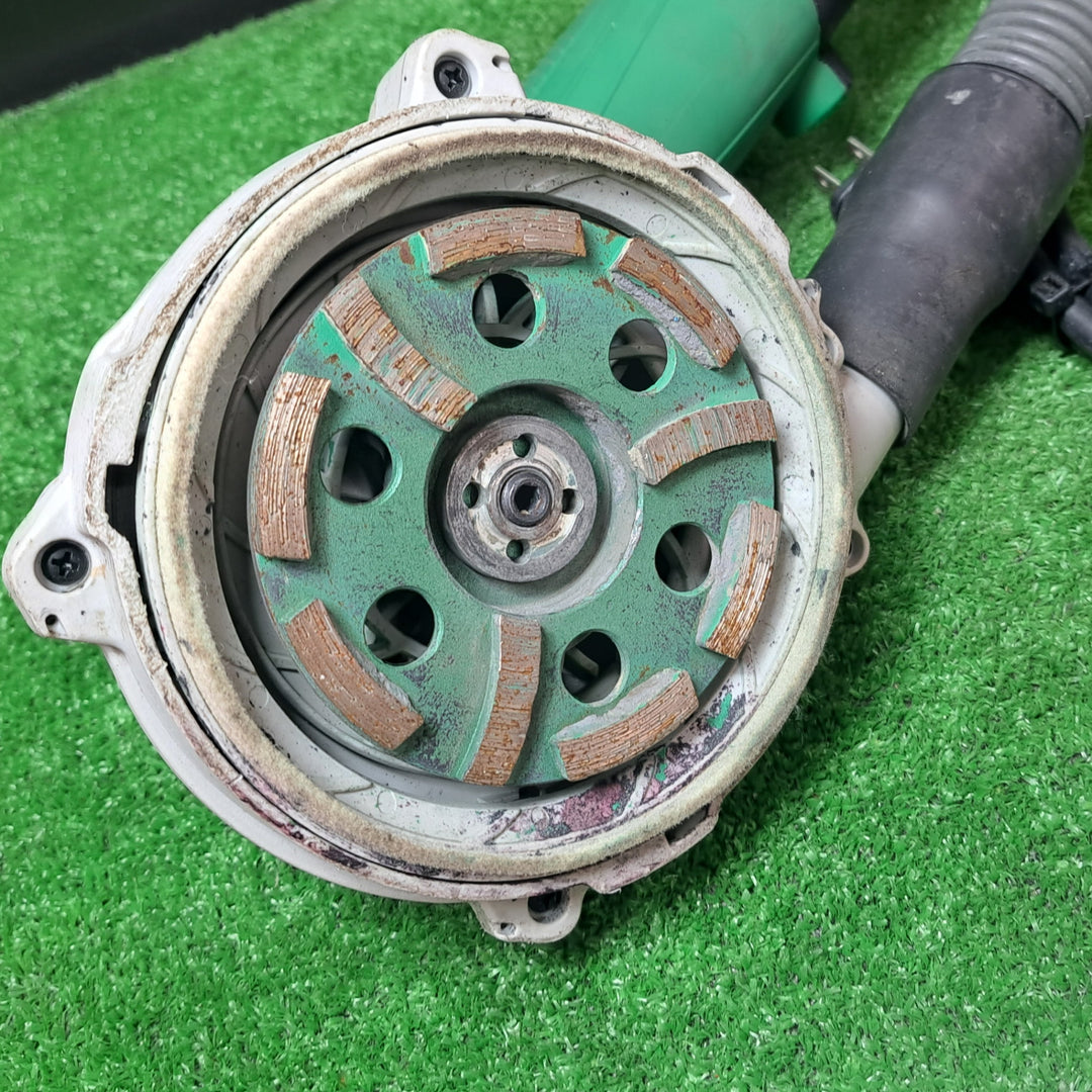 ☆ハイコーキ(HIKOKI ※旧:日立工機) 100mmディスクグラインダ G10SL6 ダイヤモンドカップホイール用集じんアダプタ(0033-3997)付【岩槻店】