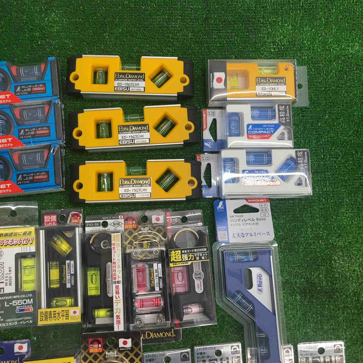 【未開封/送料無料】水平器 磁石モデル マグネット付き 40個まとめ売り エビスダイヤモンド KOD シンワ等【川越店】