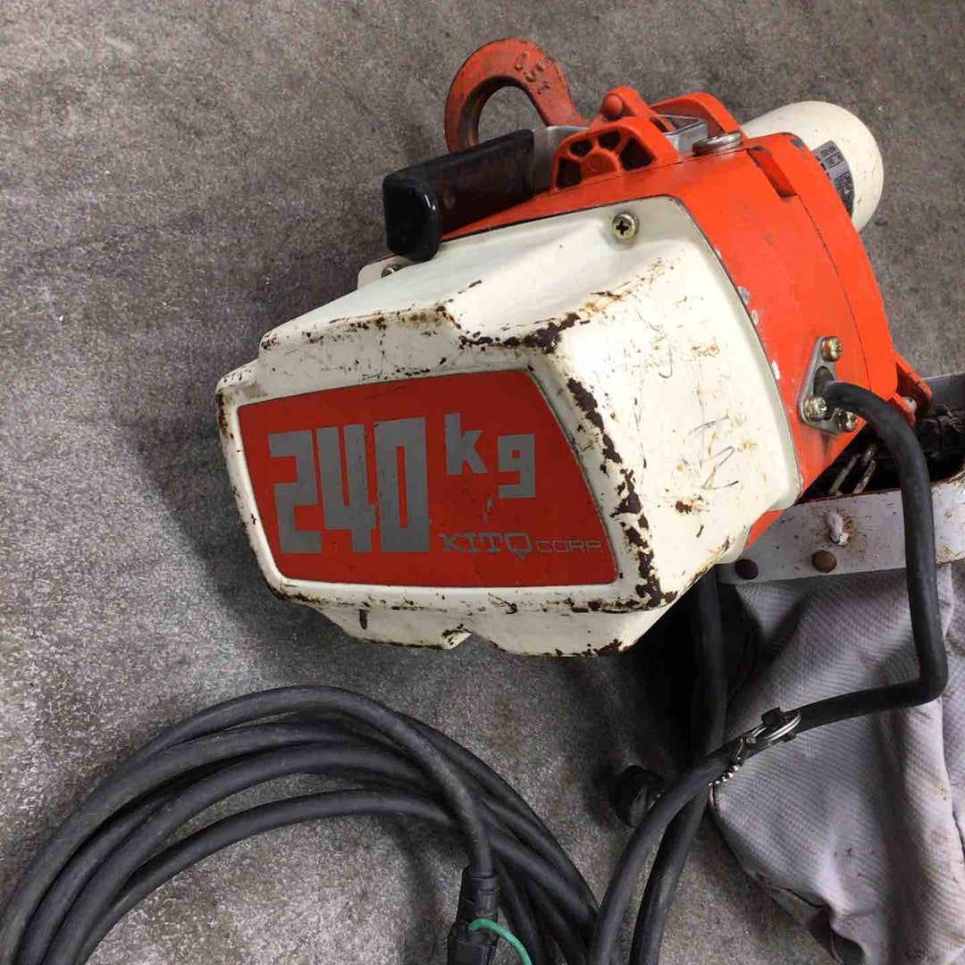 ◇キトー(KITO) 電気チェーンブロック ED2B 240㎏【川崎店】