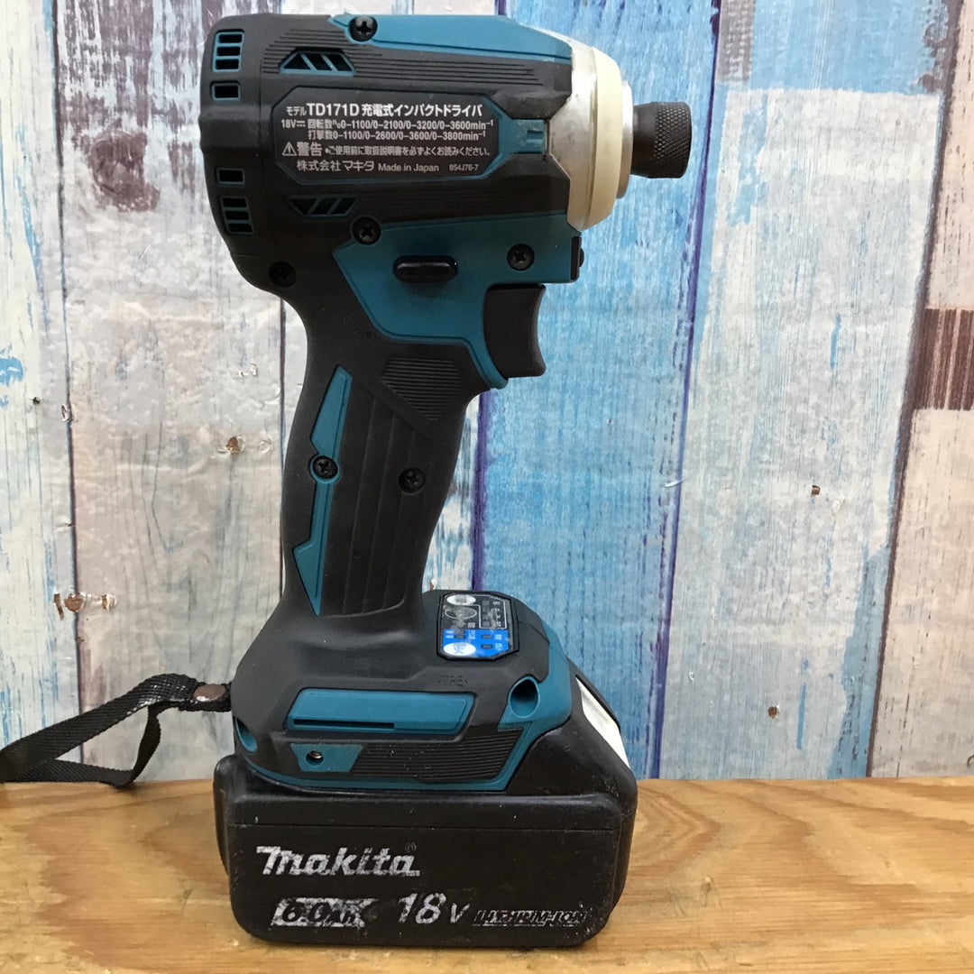 ★マキタ(makita) コードレスインパクトドライバー TD171DRGX【柏店】