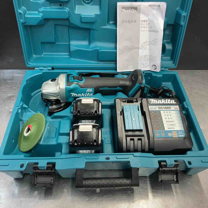 【中古美品】 マキタ(makita) 100mmコードレスディスクグラインダ GA404DRGXN 【東大和店】