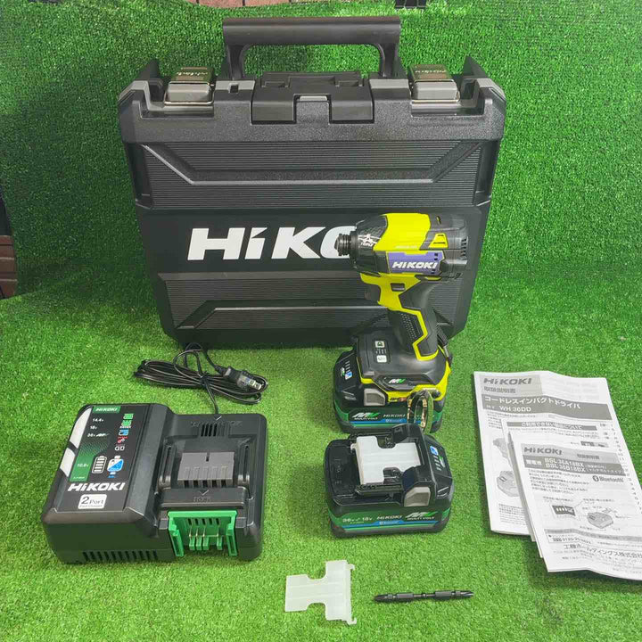 ハイコーキ(HIKOKI ※旧:日立工機) コードレスインパクトドライバ スパイダーイエロー WH36DD(2XHYSZ)【藤沢店】