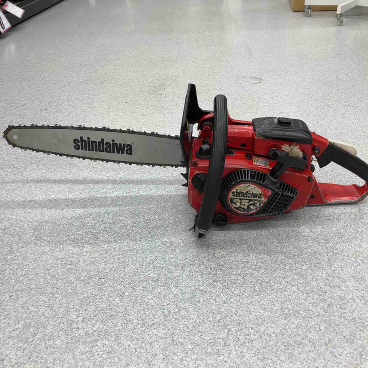 【現状品】◇やまびこ産業機械 新ダイワ E350AV-350 エンジンチェンソー(350mm/25AP-76E) 保証なし【八潮店】