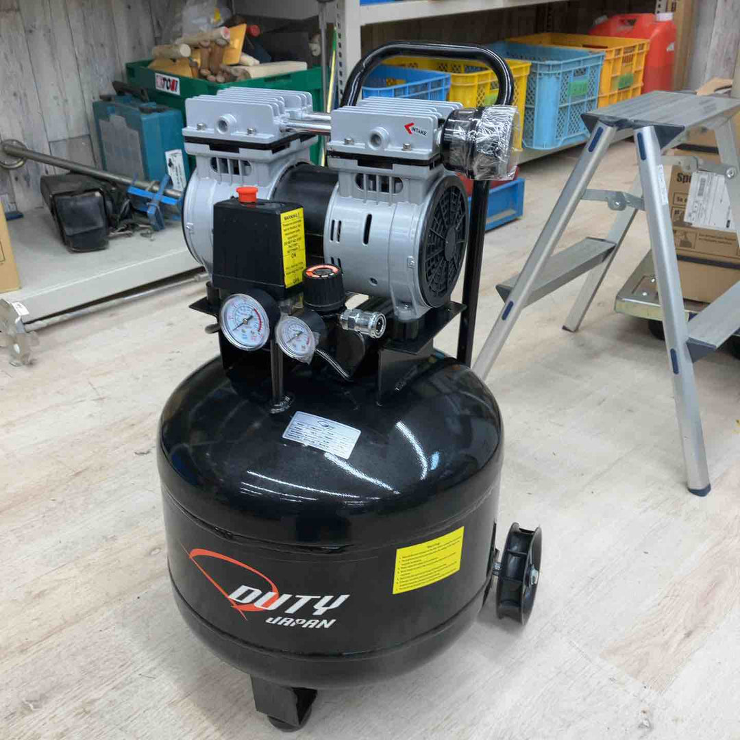 【店頭受取り限定】DUTY JAPAN エアーコンプレッサー ZWB-0.075/7 オイルレス 40L 100V 常圧【川越店】