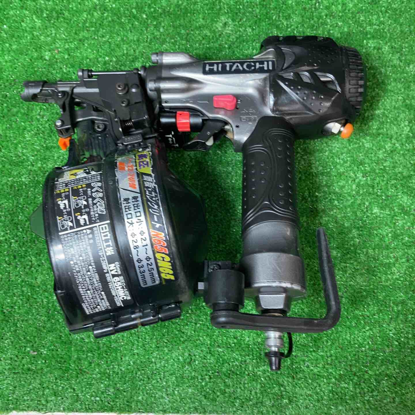 中古品】ハイコーキ(HIKOKI ※旧:日立工機) 高圧エア釘打ち機 NV65HMC(G
