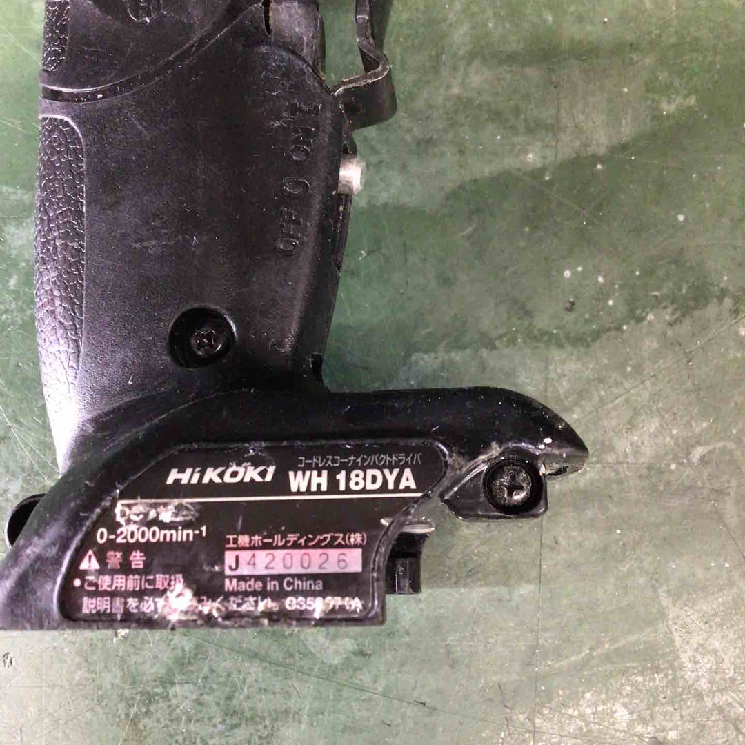 ◇ハイコーキ(HIKOKI ※旧:日立工機) 18V コードレスコーナインパクトドライバー WH18DYA(NN)【戸田店】