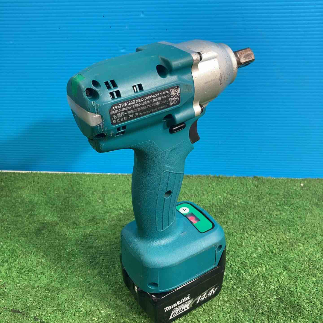 マキタ(makita) 充電式インパクトレンチ TWA190DRGX  最大締め付けトルク185N・ｍ TW181DZ同等【岩槻店】