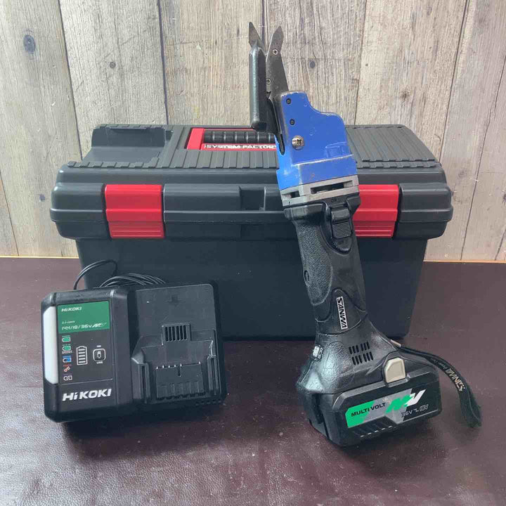 【中古品】三和(サンワ/SANWA)  コードレスハイカッタ S-18 18V バッテリー充電器付属【東大和店】