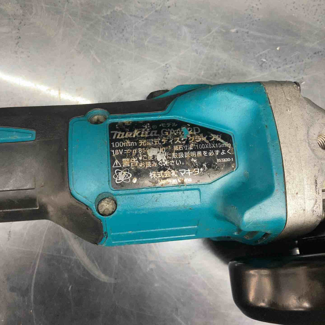 マキタ(makita) 100mmコードレスディスクグラインダ GA412DZ【川越店】