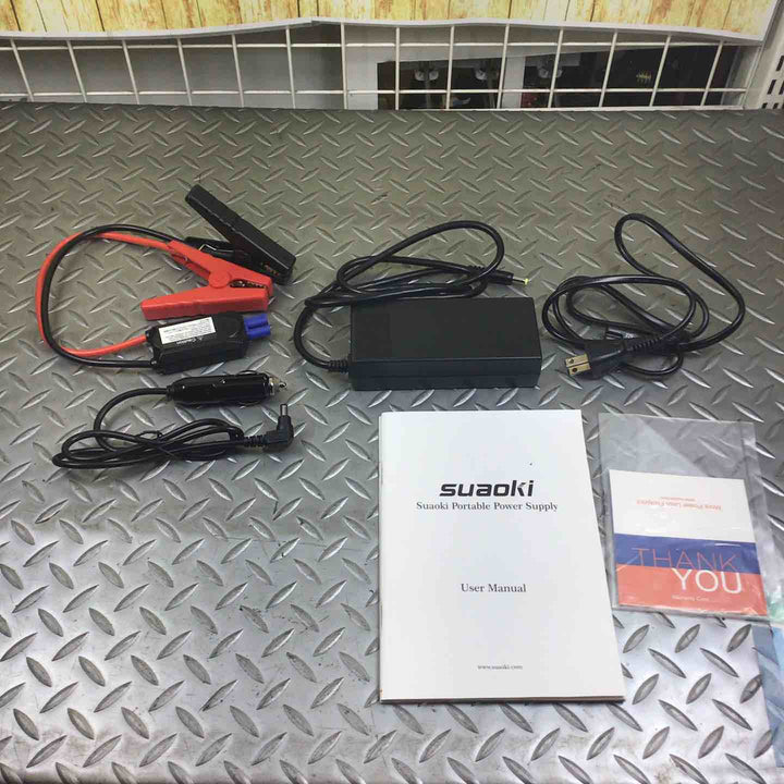 suaoki　ポータブル電源バッテリー　ソーラーパネル付き【川崎店】