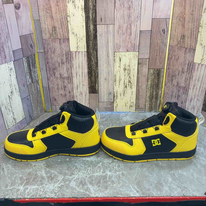 ◇DC WORKCREW 安全靴 イエローブラック 27.5cm DP005701【八潮店】