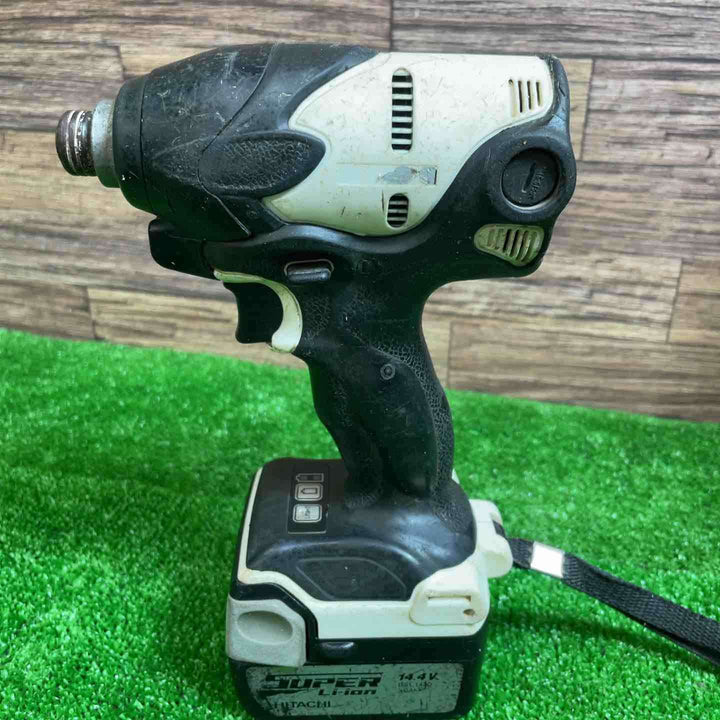 ハイコーキ(※旧:日立工機) コードレスインパクトドライバ WH14DSL(2SLCK)(S) スピーディホワイト【桶川店】