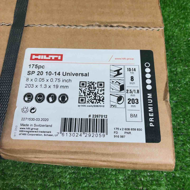 ◇ヒルティ(HILTI) レシプロソーブレード SP20 10-14Univaesal(175pc) 203mm×1.3mm×19mm #2267012【藤沢店】