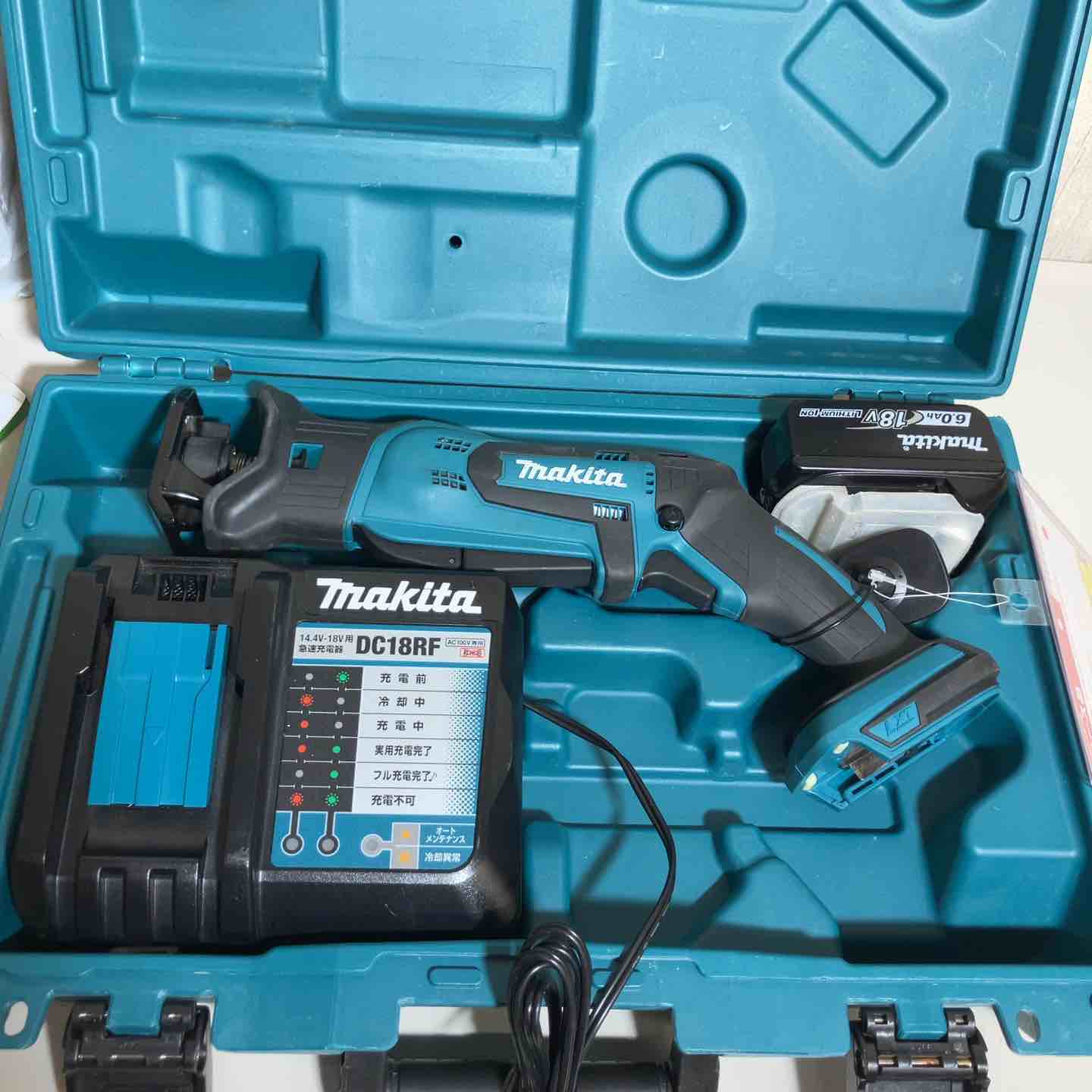 ★マキタ(makita) コードレスレシプロソー JR184DRGT　充電器　バッテリー1つ付属【戸田店】 ☆マキタ(makita) コードレスレシプロソー JR184DRGT 充電器