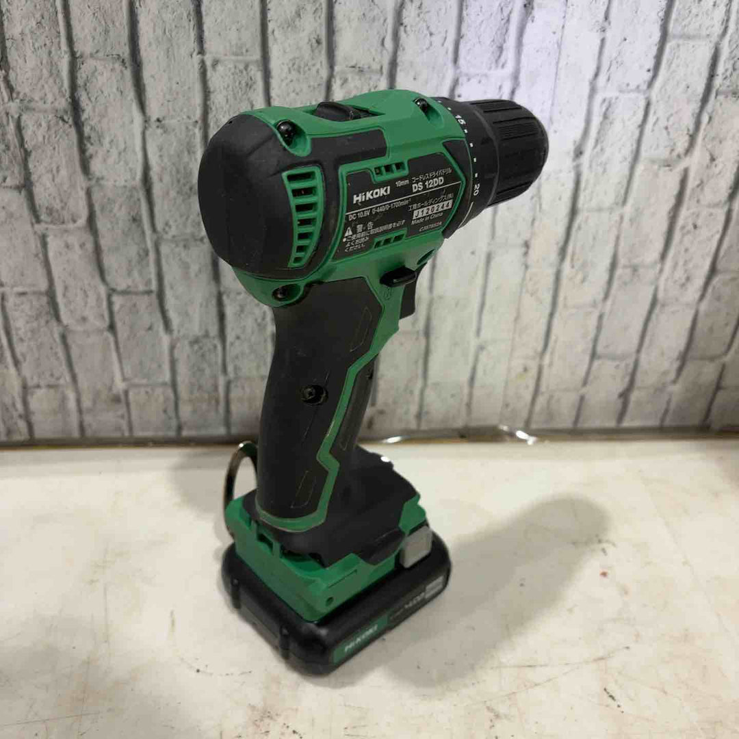★ハイコーキ(HIKOKI ※旧:日立工機) 10.8V コードレスドリルドライバー DS12DD(2LS)【川口店】